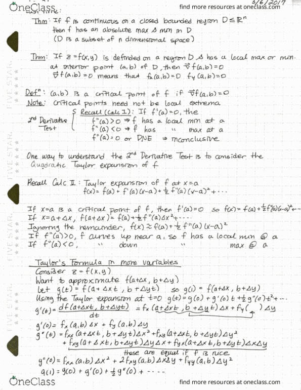 MATH 234 Lecture Notes - Lecture 21: Taylor Series, Schenkerian Analysis, Quadrat thumbnail