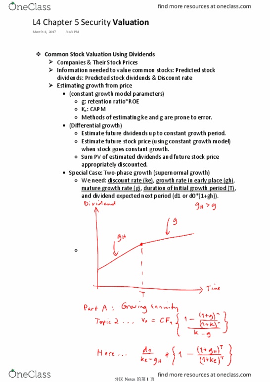 COMMERCE 2FA3 Lecture Notes - Lecture 4: Futures Contract, Liquidity Premium, Current Yield thumbnail