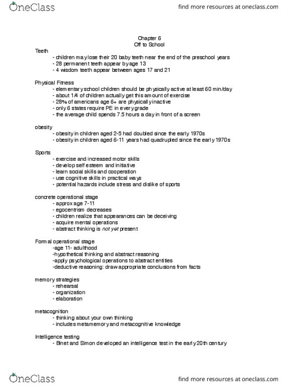 PSYC 3206 Lecture Notes - Lecture 6: Stereotype Threat, Impulsivity, Carol Dweck thumbnail