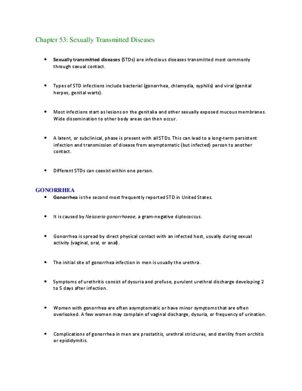 BIOC33H3 Lecture Notes - Heart Valve, Vulvar Cancer, Pelvic Inflammatory Disease thumbnail