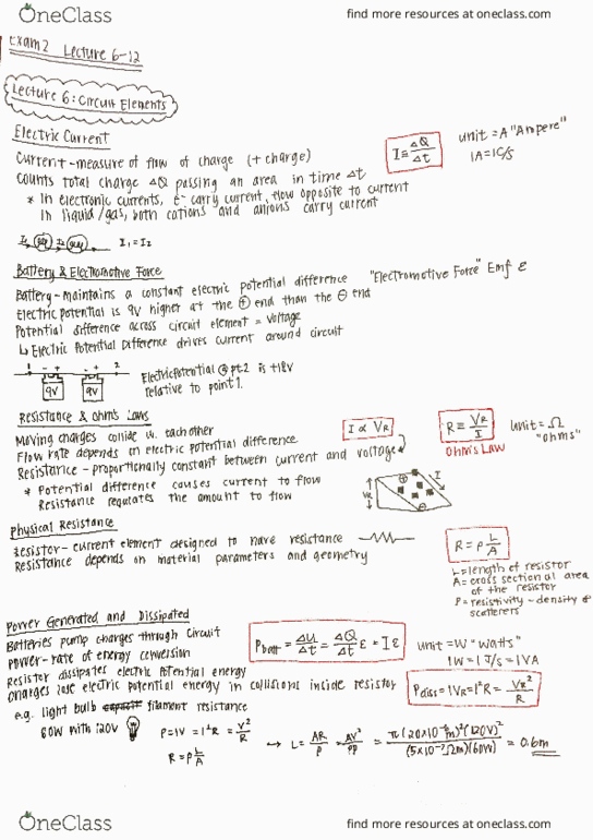 PHYS 102 Lecture Notes - Lecture 6: Capacitor, Farad, Potential Energy thumbnail
