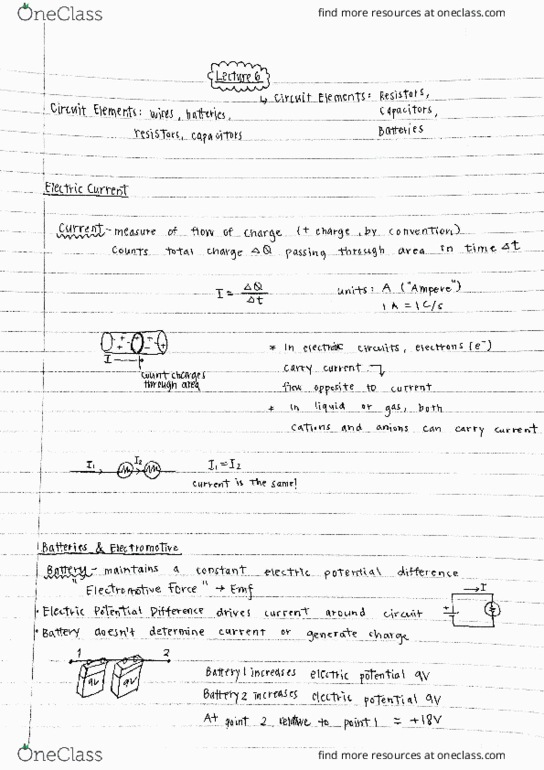 PHYS 102 Lecture Notes - Lecture 6: Dielectric, Plat, Relative Permittivity thumbnail