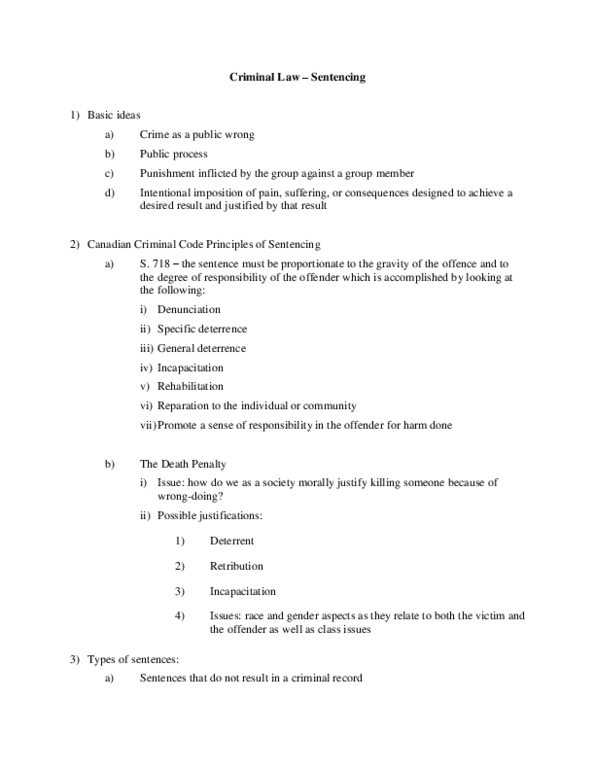 LWSO 203 Lecture Notes - Suspended Sentence thumbnail