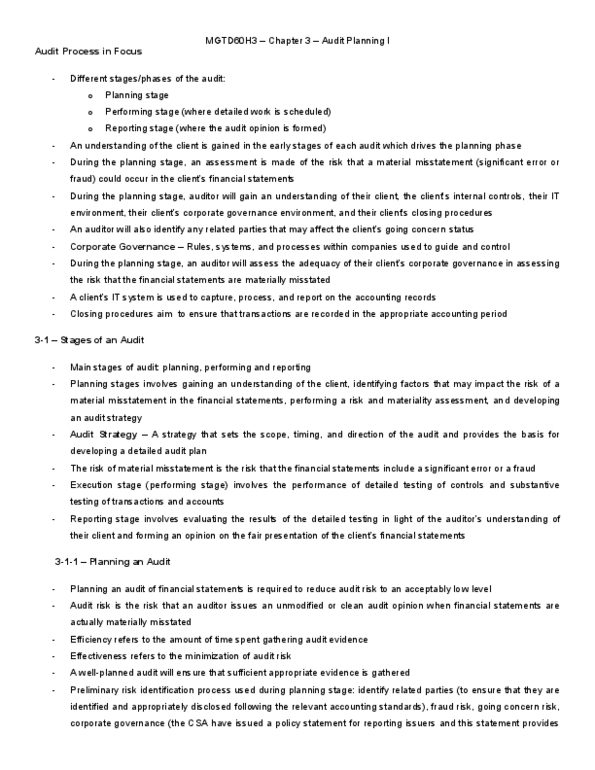 MGAD10H3 Chapter Notes - Chapter 3: Business Process, Financial Statement, Dividend Policy thumbnail