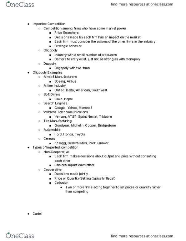 ECON 101 Lecture Notes - Lecture 21: Nash Equilibrium, Strategic Dominance, Repeated Game thumbnail