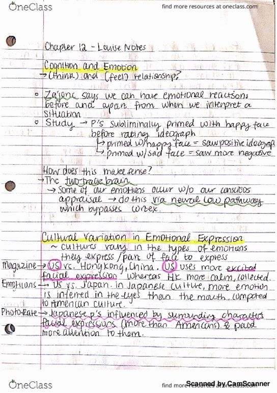 PSYC 100B Lecture 12: Chapter 12: Louise's Material thumbnail