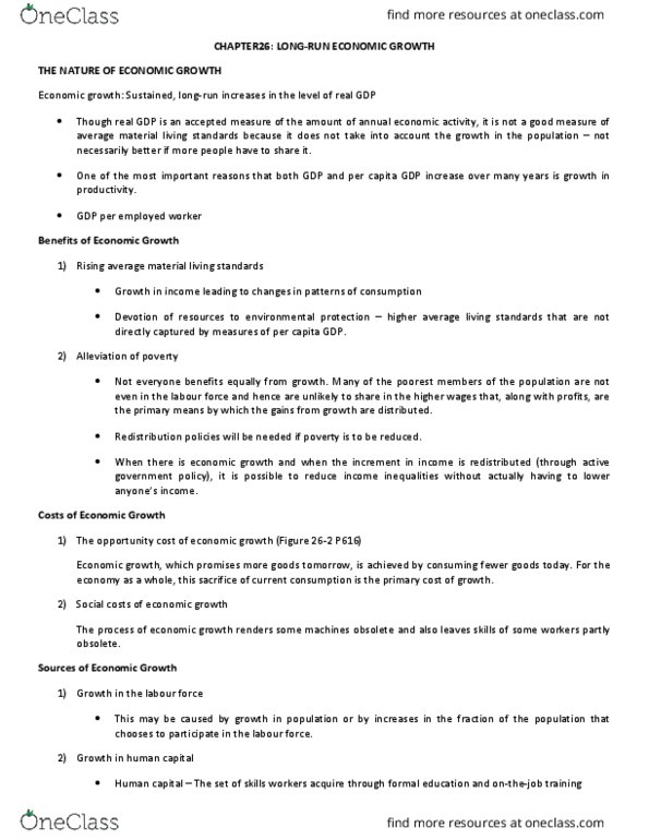 ECON 295 Chapter Notes - Chapter 26: Situation Two, Real Interest Rate, Capital Accumulation thumbnail