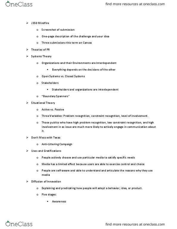 J 350 Lecture Notes - Lecture 2: Observability thumbnail