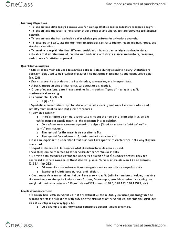 CRM 2303 Lecture Notes - Lecture 13: Multivariate Analysis, Data Analysis, Statistical Significance thumbnail