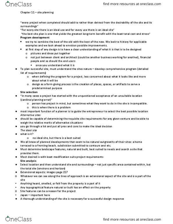 LAND 1500 Lecture Notes - Lecture 99: Application Software, Unified Modeling Language, Environmental Impact Statement thumbnail