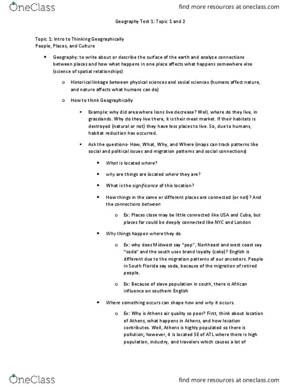 GEOG 1101 Lecture Notes - Lecture 1: Land Degradation, Trans-Cultural Diffusion, Vanishing Point thumbnail