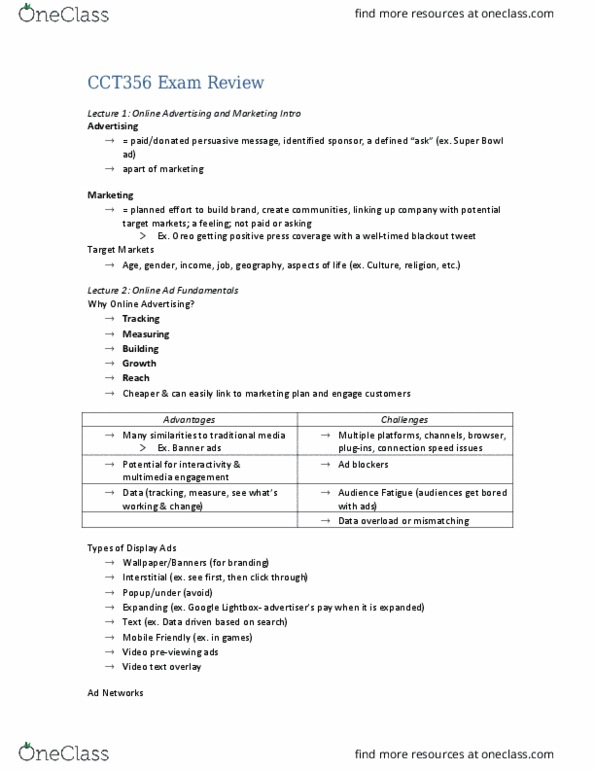 Cct356h5 Lecture Notes Winter 2019 Lecture 4 Search Engine