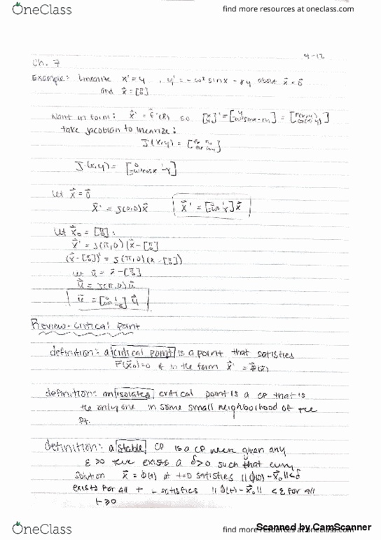 MATH 216 Lecture 20: Math 216 4/12 thumbnail