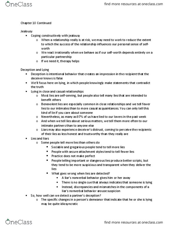 HD 462 Lecture Notes - Lecture 26: Maladjusted, Wield, Agreeableness thumbnail