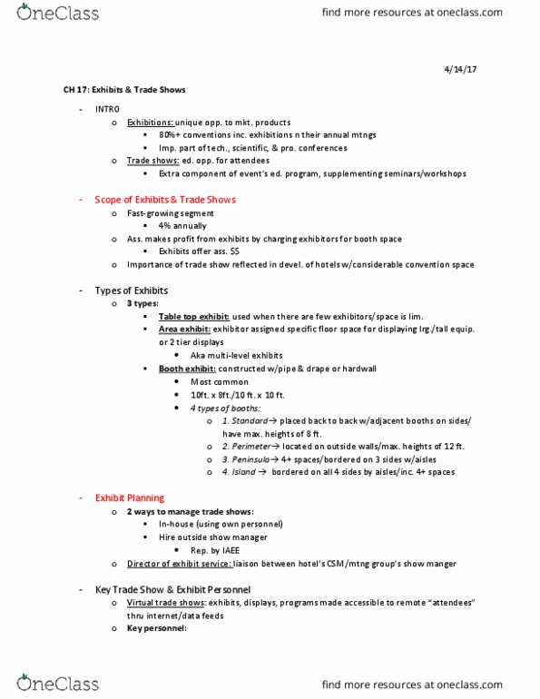 RECR 470 Chapter Notes - Chapter 17: Drayage, Function Space, International Brotherhood Of Teamsters thumbnail