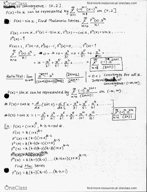 01:640:152 Lecture Notes - Lecture 12: Taylor Series thumbnail