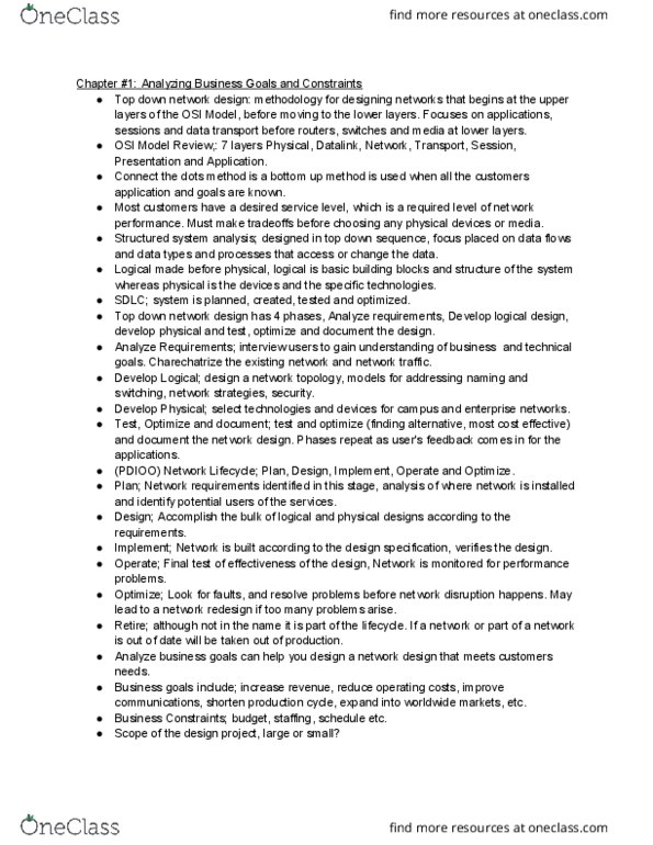 ITM 600 Lecture Notes - Lecture 3: Osi Model, Access Network thumbnail