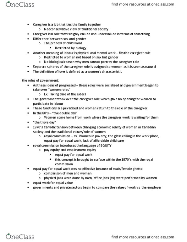 SOSC 1009 Lecture Notes - Lecture 13: Neoconservatism, Separate Spheres, Glass Ceiling thumbnail