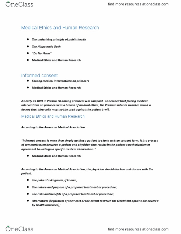 10:832:339 Lecture Notes - Lecture 9: American Medical Association, World Health Organization, Fiduciary thumbnail