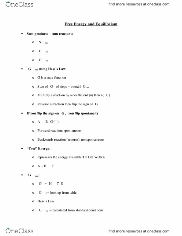 CHEM 1032 Lecture Notes - Lecture 27: Reaction Quotient, Equilibrium Constant thumbnail