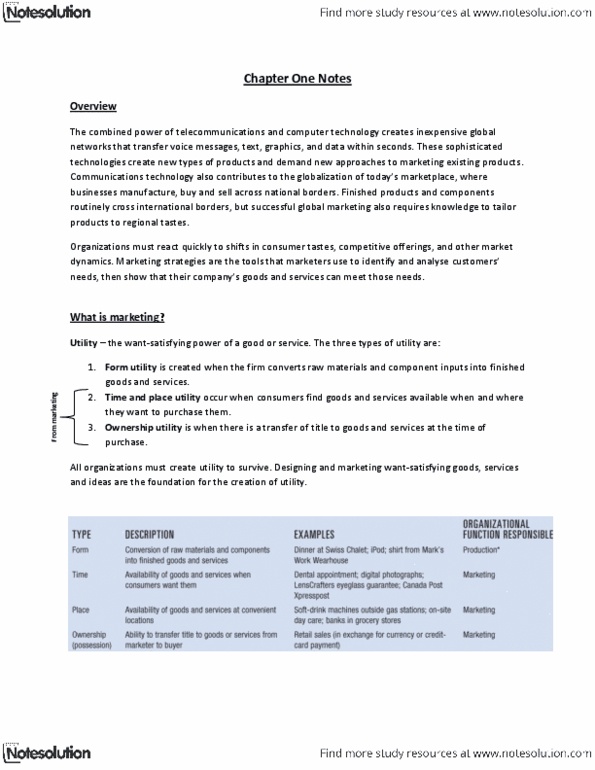 ADMS 2200 Chapter Notes - Chapter 1: Longrun, Marketing Buzz, Mobile Marketing thumbnail