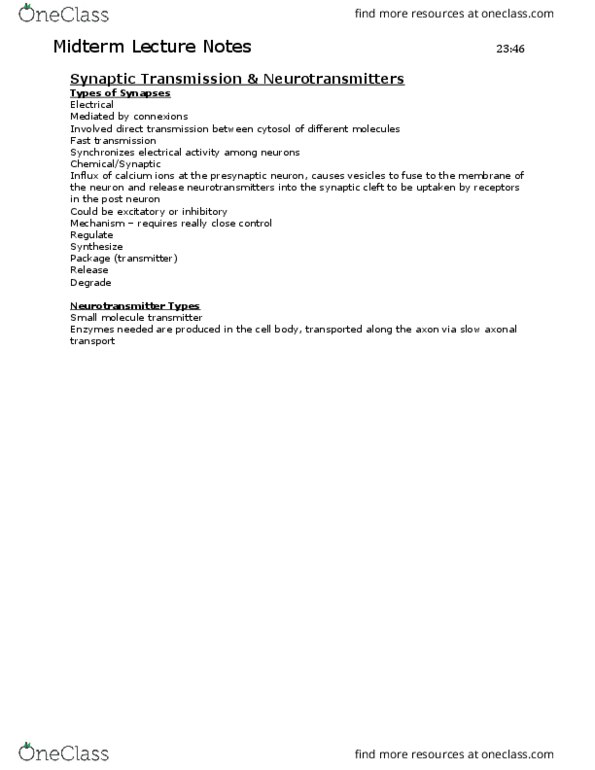 LIFESCI 2C03 Chapter Notes - Chapter Final Exam Chapters: Parietal Lobe, Temporal Lobe, Fusiform Face Area thumbnail