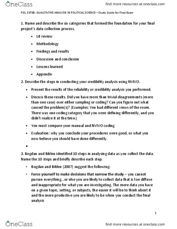 Uconn political science courses picture