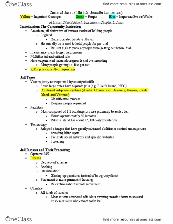 CRJ 106 Lecture Notes - Lecture 5: Erving Goffman, Critical Role, Gypsy Joker Motorcycle Club thumbnail