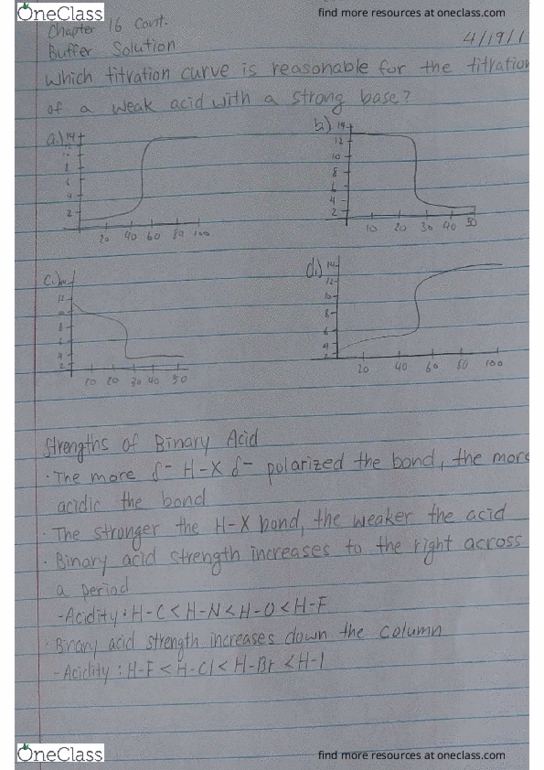 CHEM 112 Lecture Notes - Lecture 36: Titration Curve, Lewis Acids And Bases, Counterion thumbnail