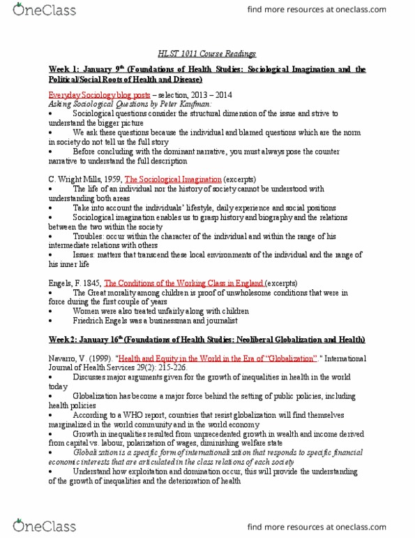 HLST 1011 Chapter Notes - Chapter 1-12: Patient Protection And Affordable Care Act, World Health Report, Beveridge Report thumbnail