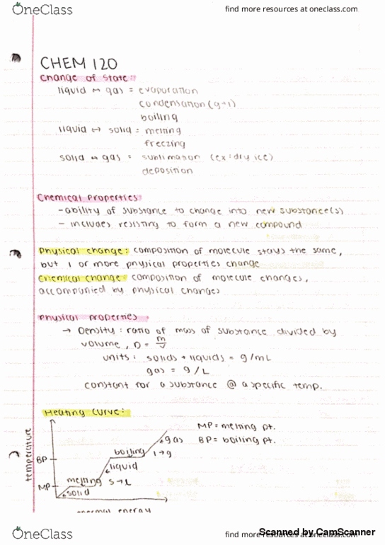 CHEM 120 Lecture 1: Lecture Notes 1 thumbnail
