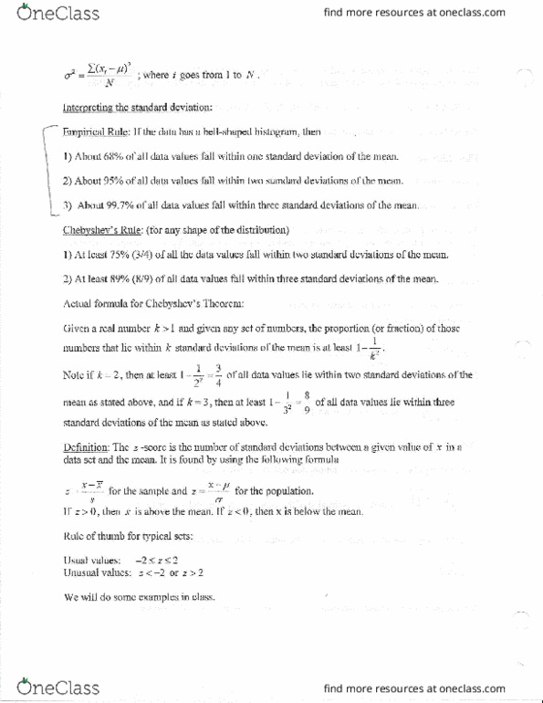 01:960:401 Lecture Notes - Lecture 2: Standard Deviation, Becquerel, Contingency Table thumbnail