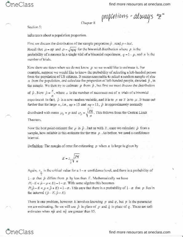 01:960:401 Lecture Notes - Lecture 9: Chi-Squared Distribution, Variance, Haptoglobin thumbnail