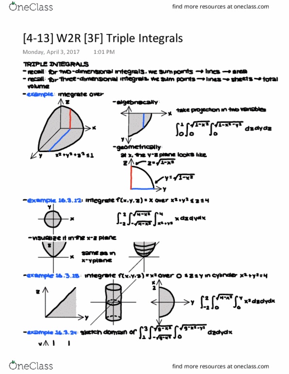 MATH 32B Lecture 5: [4-13] W2R [3F] Triple Integrals thumbnail