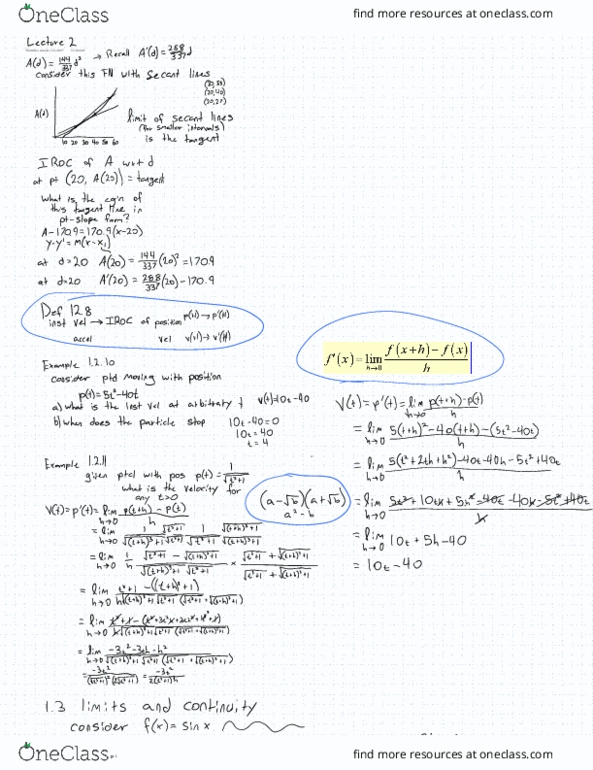 MATH 1341 Lecture 2: Lecture 2 thumbnail