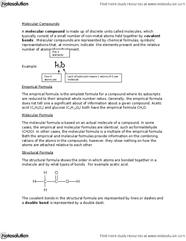 CHM110H5 Chapter Notes -Thiol, Sodium Nitrate, Molar Mass thumbnail