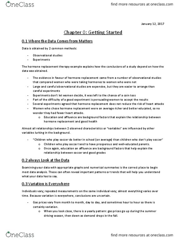 Statistical Sciences 1024A/B Chapter Notes - Chapter 0: Cervical Cancer thumbnail