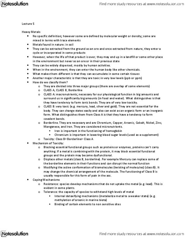 ENV332H5 Lecture Notes - Manganese, Cation-Exchange Capacity, Wood Preservation thumbnail