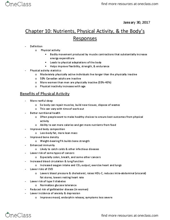 Foods and Nutrition 1021 Chapter Notes - Chapter 10: High-Level Data Link Control, Bone Density, Impaired Glucose Tolerance thumbnail
