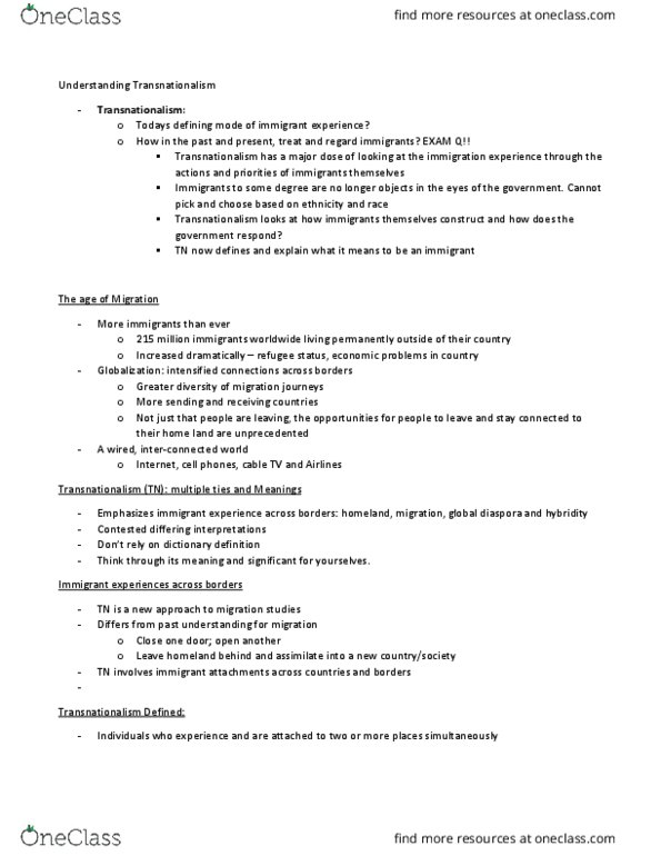 POL 129 Lecture 7: Transnationalism thumbnail