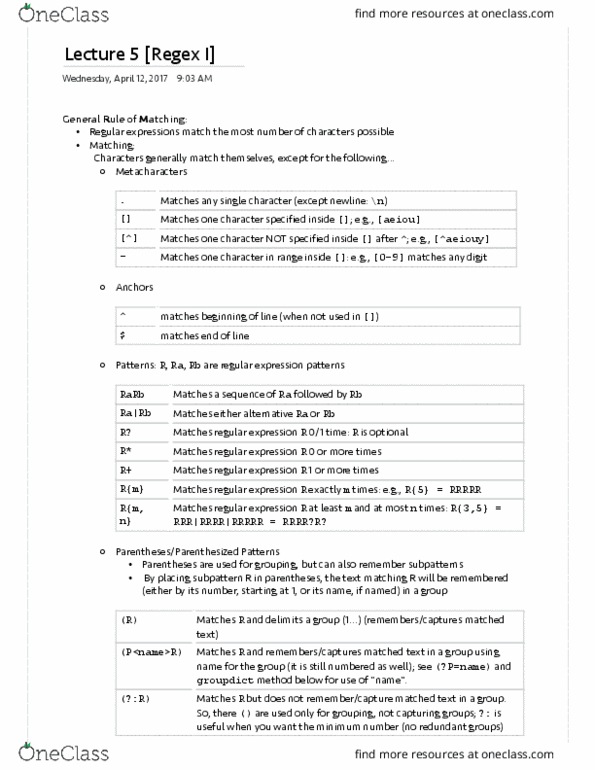 I&C SCI 33 Lecture Notes - Lecture 5: Carriage Return, Newline, Am General thumbnail