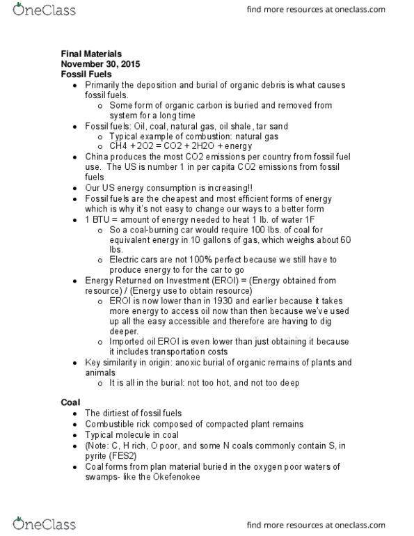 GEOL 1121 Lecture 4: GEOL Final Materials thumbnail