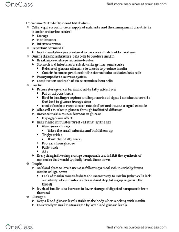 BIL 360 Lecture Notes - Lecture 11: Prothoracicotropic Hormone, Diuresis, Ecdysone thumbnail