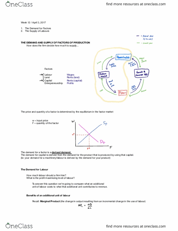 ECON101 Lecture Notes - Lecture 31: Perfect Competition, Marginal Revenue thumbnail