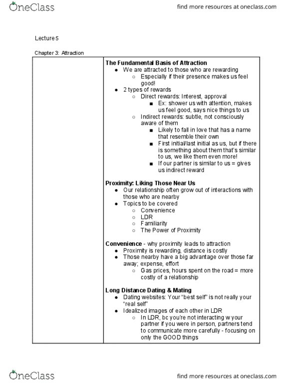 PSY BEH 173S Lecture Notes - Lecture 5: Physical Attractiveness, Negative Affectivity, Physical Fitness thumbnail