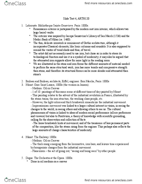 ARTH 120 Lecture Notes - Lecture 30: Benito Mussolini, Conceptual Art, Kazimir Malevich thumbnail