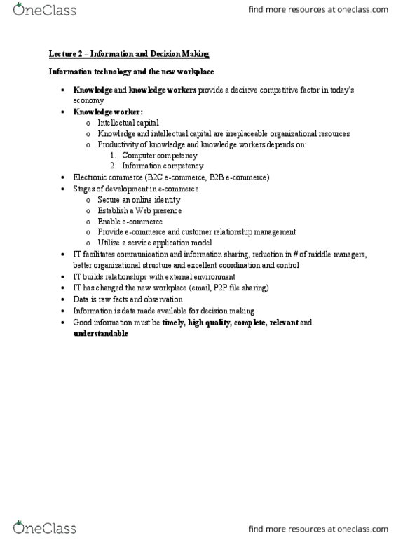 GMS 200 Lecture Notes - Lecture 2: Availability Heuristic, Representativeness Heuristic, Ethical Decision thumbnail