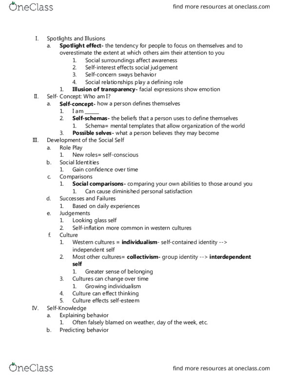 PSY 150 Chapter Notes - Chapter 2: Affective Forecasting, Learned Helplessness, Planning Fallacy thumbnail