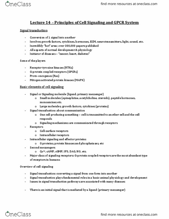 Biology 2382B Lecture Notes - Lecture 14: Plasmid, Gtpase, Reversible Reaction thumbnail