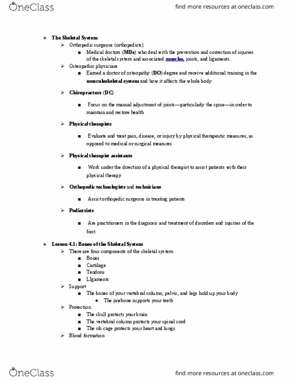 OT 215 Chapter Notes - Chapter 4.1: Genetic Disorder, Penia, Vitamin D Deficiency thumbnail